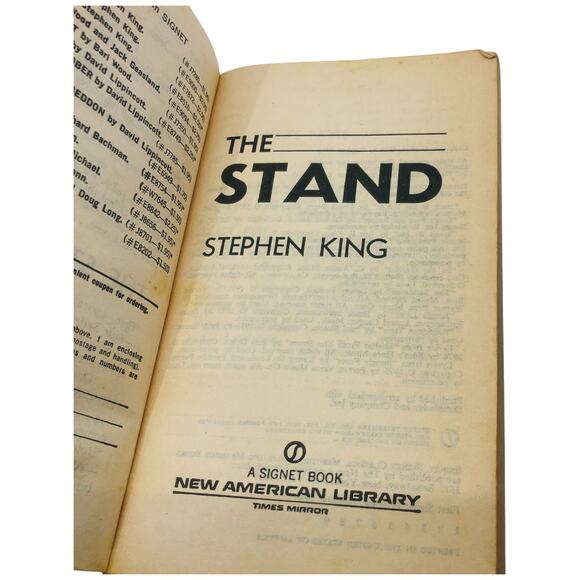 The Stand a Novel of Ultimate Horror by Stephen King 1st Signet Printing 1980 - Picture 6 of 9